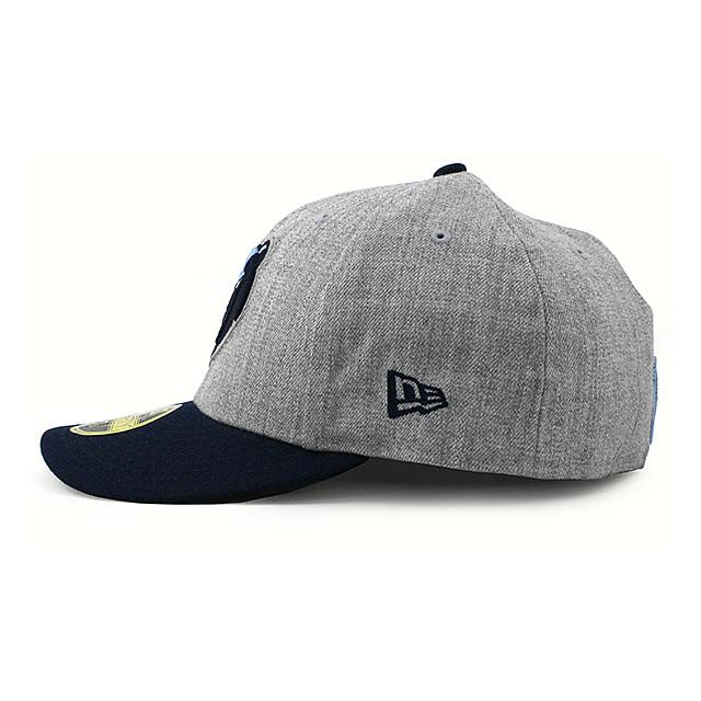 ニューエラ キャップ 59FIFTY メンフィス グリズリーズ  NBA LC LOW-CROWN FITTED CAP LP HEATHER GRE- NAVY  NEW ERA MEMPHIS GRIZZLIES｜amazingstore｜05