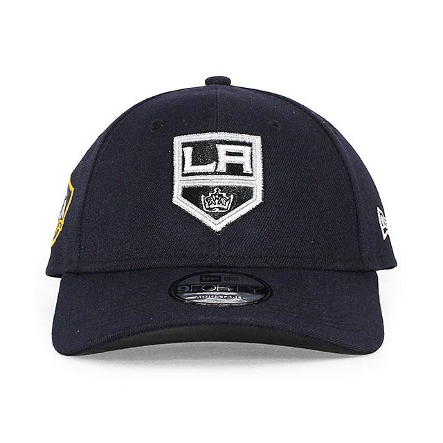 ニューエラ キャップ 9FORTY ロサンゼルス キングス ロサンゼルス ギャラクシー NHL MLS THE LEAGUE ADJUSTABLE CAP NAVY NEW ERA｜amazingstore｜02