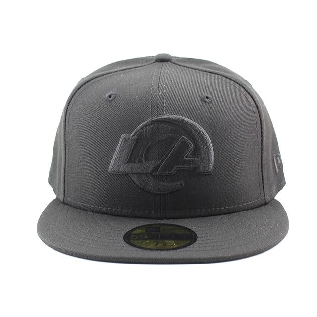 【海外限定】7 5/8 ニューエラ 59FIFTY ロサンゼルスラムズ ブラック 59FIFTY ニューエラ キャップ ロサンゼルス ラムズ NFL TEAM BASIC