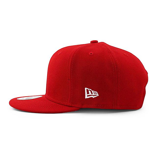 ニューエラ キャップ 9FIFTY スナップバック BLANK SNAPBACK CAP RED NEW ERA h17735 ブランク 無地