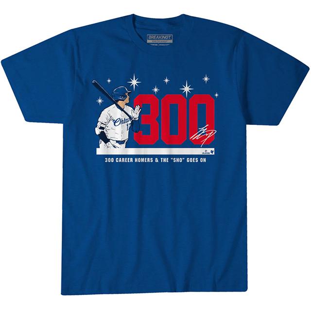 ロサンゼルス大谷翔平エンジェルス非売品Tシャツ　パズル野球メジャーリーグ 大谷翔平 MLB通算300本塁打記念限定モデル 海外取寄 ロサンゼルス