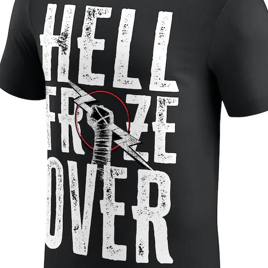 CMパンクモデル 海外取寄 WWE AUTHENTIC Tシャツ HELL FROZE OVER T-SHIRT｜amazingstore｜02