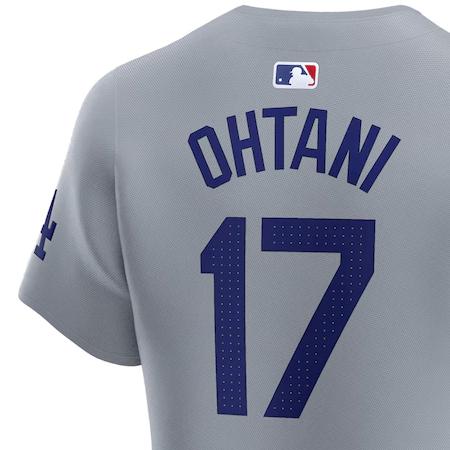 NIKEロサンゼルス ドジャース 大谷翔平 ユニフォーム オルタネイトグレーXL NIKEロサンゼルス ドジャース 大谷翔平 ユニフォーム