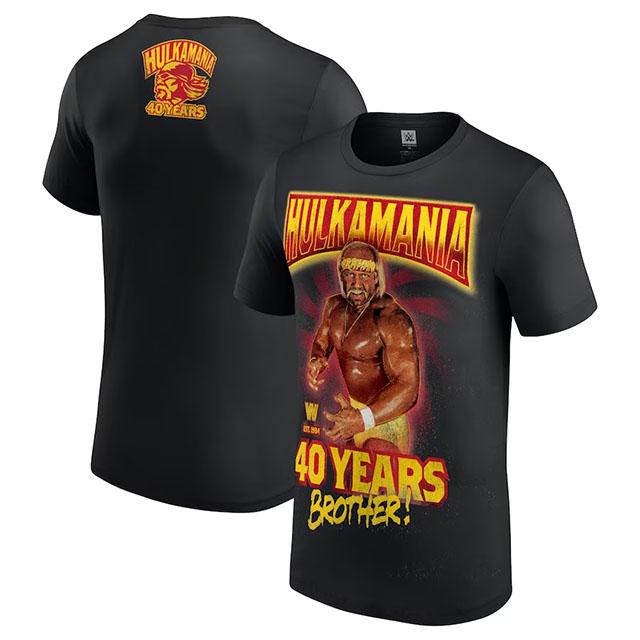 ハルク ホーガンモデル 海外取寄 WWE AUTHENTIC Tシャツ 40YEARS ハルク ホーガンモデル 海外取寄 WWE AUTHENTIC Tシャツ 40YEARS