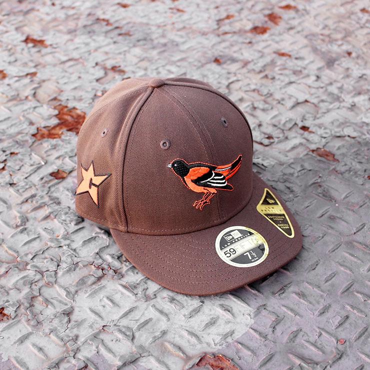 新品オリオールズニューエラ59FIFTY LPキャップ 7 1/8米国軍隊記念日 LP59FIFTY ニューエラ カーペット カンパニー ボルチモア オリオールズ