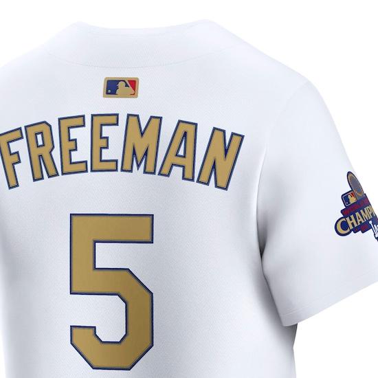 ロサンゼルス・ドジャース　フレディ・フリーマン　ゴールドユニフォーム　 Mサイズ ロサンゼルス・ドジャース フレディ・フリーマン ゴールド