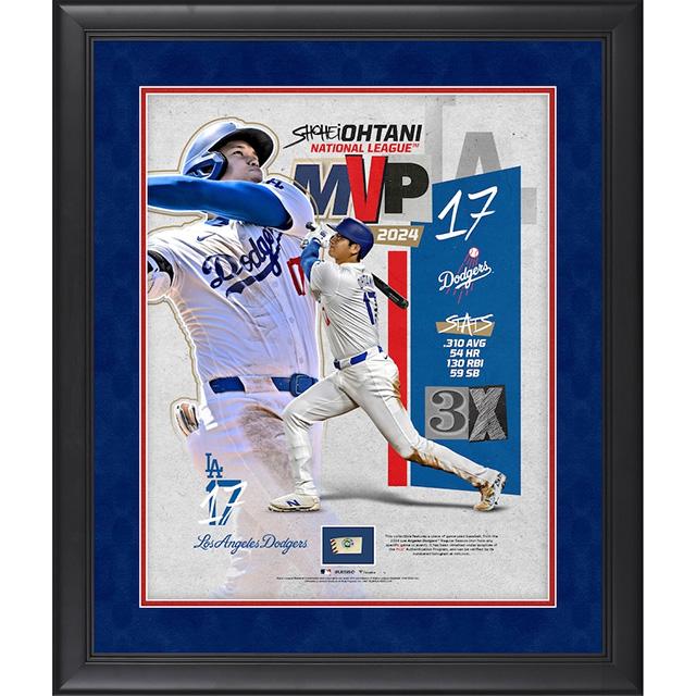 2024 ナショナルリーグ MVP 大谷翔平モデル 海外取寄 記念額入り
