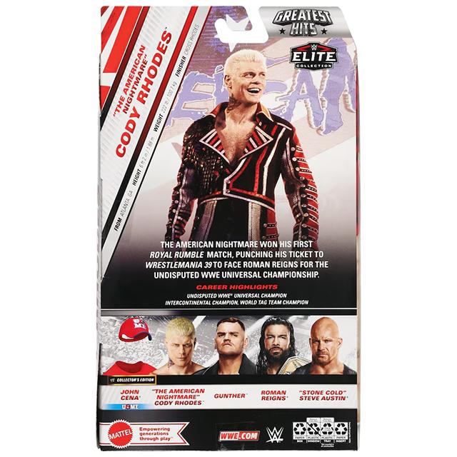 MATTEL（マテル） コーディ ローデスモデル WWE アクションフィギュア