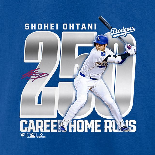 大谷翔平メジャー通算250号本塁打記念モデル 海外取寄 記念Tシャツ