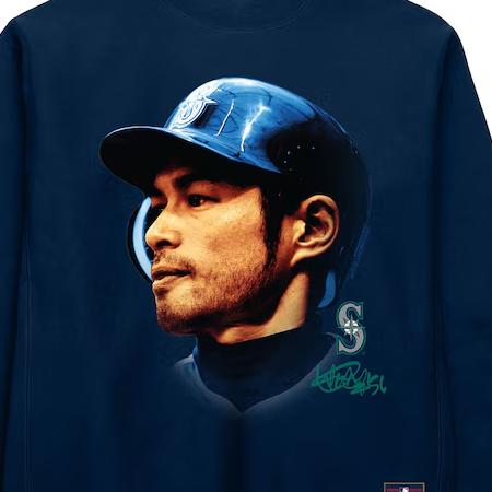 イチロー選手モデル 海外取寄 ミッチェルアンドネス スウェットシャツ
