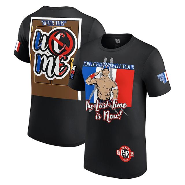 ジョン シナモデル WWE AUTHENTIC Tシャツ FAREWELL TOUR S 2025 PARIS