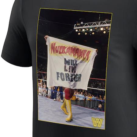 希少　HULKAMANIA ハルクホーガン　プロレス　WWF WWE ハルク ホーガンモデル 海外取寄 WWE AUTHENTIC Tシャツ HULKAMANIA