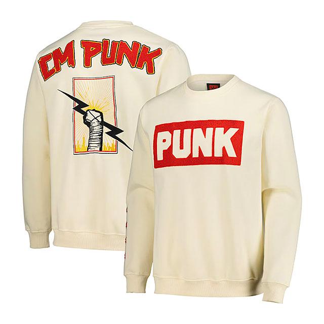 CMパンクモデル 海外取寄 WWE AUTHENTIC スウェット FIST SKYLINE