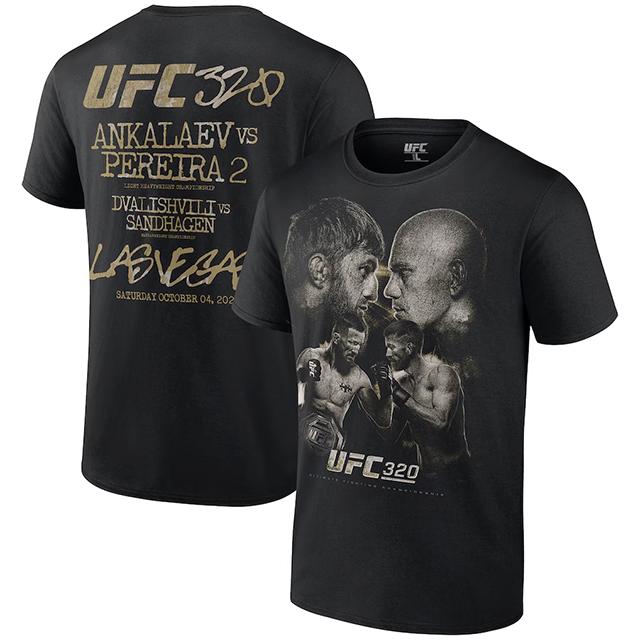 海外取寄 UFC320 Tシャツ マゴメド アンカラエフvsアレックス ペレイラ