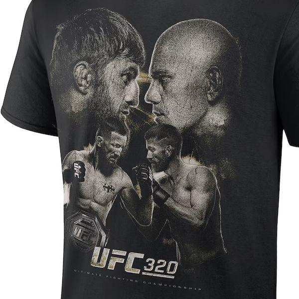 海外取寄 UFC320 Tシャツ マゴメド アンカラエフvsアレックス ペレイラ