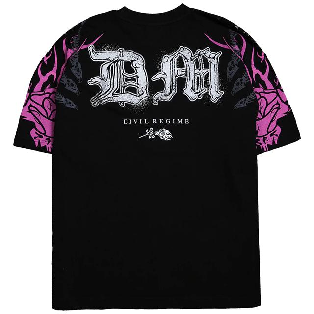 2008 WWE/ ミステリオ 総柄 レスリング Tシャツ ドミニク ミステリオモデル 海外取寄 シビル レジーム WWE AUTHENTIC T