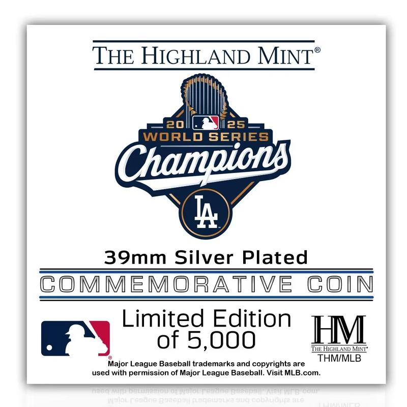 2025 ワールドシリーズチャンピオンモデル 海外取寄 記念コイン