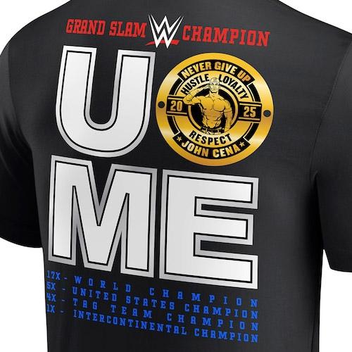 ジョン シナモデル WWE AUTHENTIC Tシャツ GRAND SLAM CHAMPION T