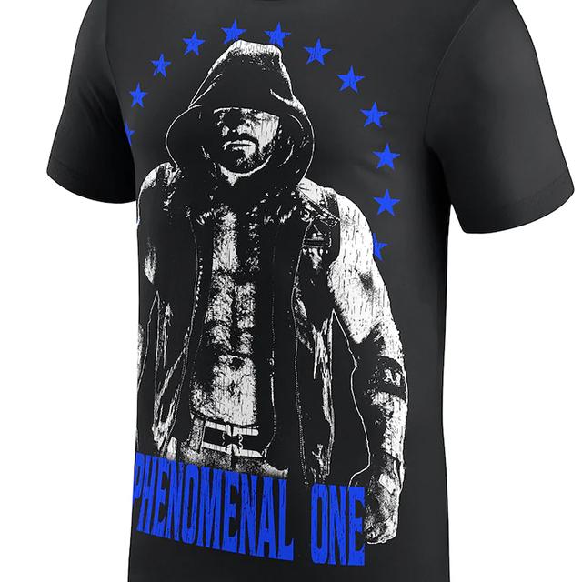 AJ スタイルズモデル 海外取寄 WWE AUTHENTIC Tシャツ UNTOUCHABLE T