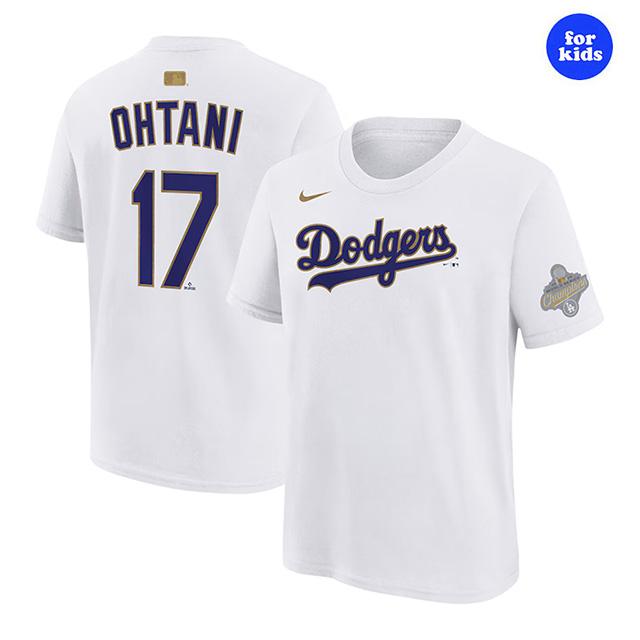 【公式完売品】大谷翔平／Tシャツ／ドジャース／ゴールドコレクション／М NIKE（ナイキ） 2026 ゴールドコレクション 大谷翔平モデル 子供用