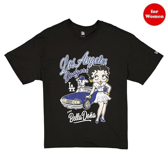 ニューエラ Tシャツ ロサンゼルス ドジャース ベラ ドーニャ　ベティちゃん NEW ERA（ニューエラ） 海外取寄 女性用 Tシャツ ロサンゼルス