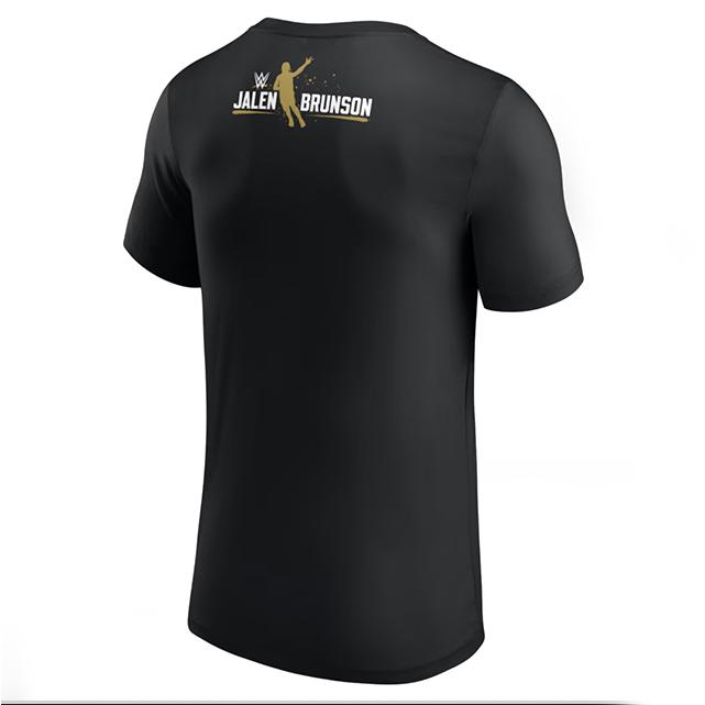 ローマン レインズモデル x ジェイレン ブランソン 海外取寄 WWE AUTHENTIC Tシャツ OTC T-SHIRT BLACK ROMAN REIGNS JALEN BRUNSON |  | 02