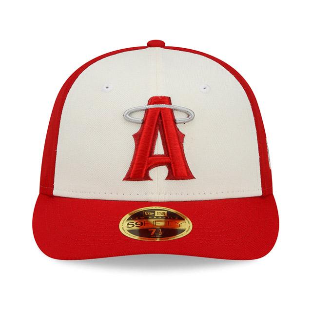 海外取寄 ニューエラ キャップ LP 59FIFTY ロサンゼルス エンゼルス MLB CITY CONNECT FITTED CAP RED BEIGE NEW ERA LOS ANGELES ANGELS｜amazingstore｜02