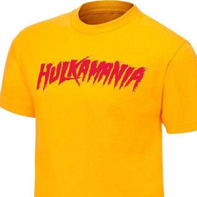 ハルク ホーガンモデル 海外取寄 WWE AUTHENTIC Tシャツ HULKAMANIA T
