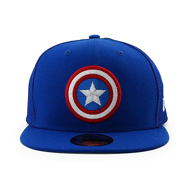 9FIFTY ニューエラ メッシュキャップ マーベルコミックス キャプテン