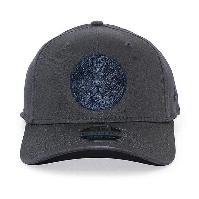 GWバーゲン5/6迄　★ニューエラ★パリSG 9SEVENTY キャップ★黒黒★ NEW ERA（ニューエラ） キャップ 9SEVENTY ストレッチ スナップバック