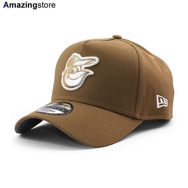 9FORTY ニューエラ キャップ スナップバック ボルチモア オリオールズ MLB A-FRAME SNAPBACK CAP KHAKI
