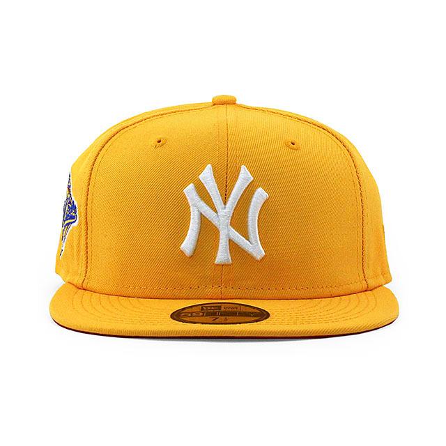 ニューエラ キャップ 59FIFTY ニューヨーク ヤンキース MLB 1996 WORLD SERIES RED BOTTOM FITTED CAP  GOLD NEW ERA NEW YORK YANKEES