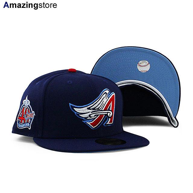 ニューエラ キャップ 59FIFTY アナハイム エンゼルス MLB 40TH ANNIVERSARY SKY BLUE BOTTOM FITTED  CAP NAVY NEW ERA ANAHEIM ANGELS : fuf643717 : Amazingstore - 通販 - 