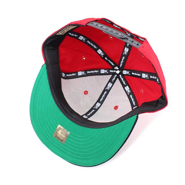 New Era 9FIFTY スナップバックキャップ 水色/赤 9FIFTY ニューエラ キャップ スナップバック シカゴ ブルズ