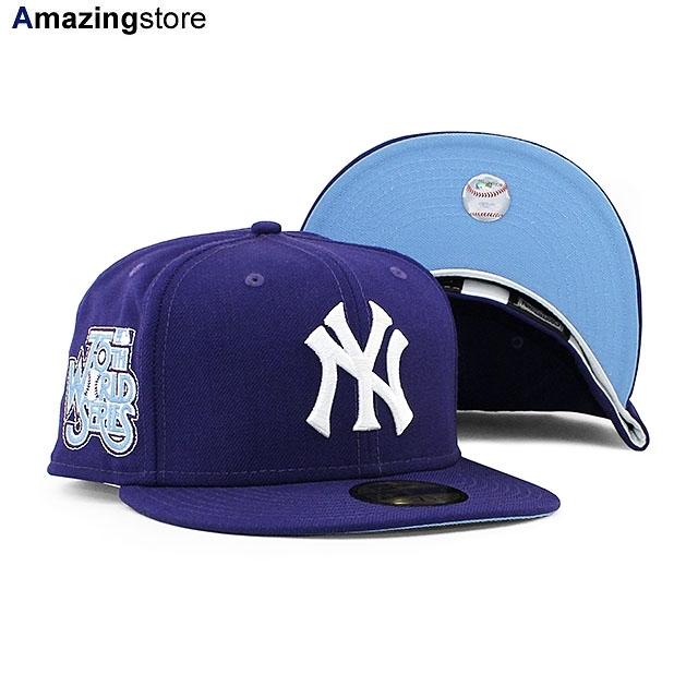 ニューエラ キャップ 59FIFTY ニューヨーク ヤンキース MLB 75TH WORLD SERIES SKY BOTTOM FITTED CAP  PURPLE NEW ERA NEW YORK YANKEES : hl44805 : Amazingstore - 通販 -