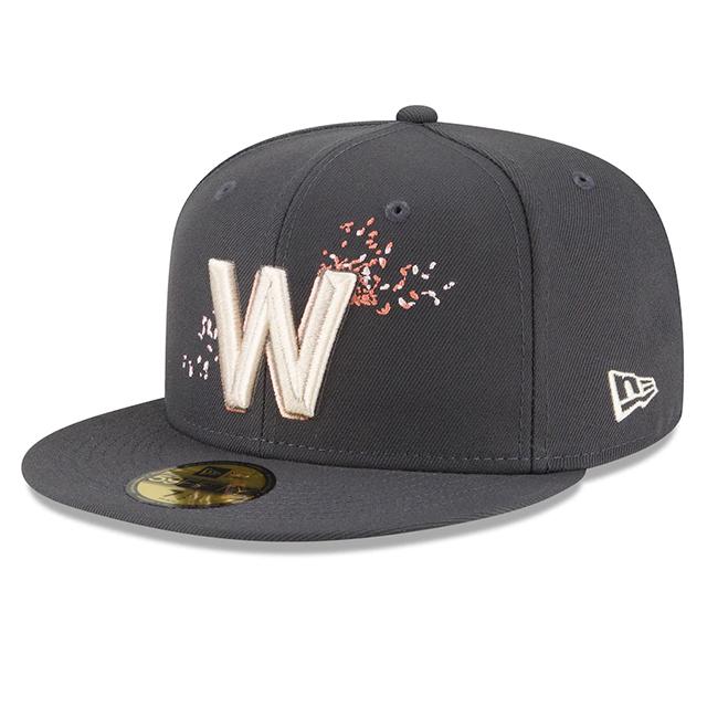 シティコネクト ニューエラ キャップ 59FIFTY ワシントン ナショナルズ  2022 MLB CITY CONNECT FITTED CAP GRAPHITE  NEW ERA WASHINGTON NATIONALS｜amazingstore｜03