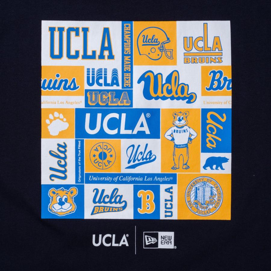 ニューエラ Tシャツ UCLA ブルーインズ【MIX LOGO LOGO COTTON T-SHIRT/NAVY】NEW ERA UCLA BRUINS｜amazingstore｜02