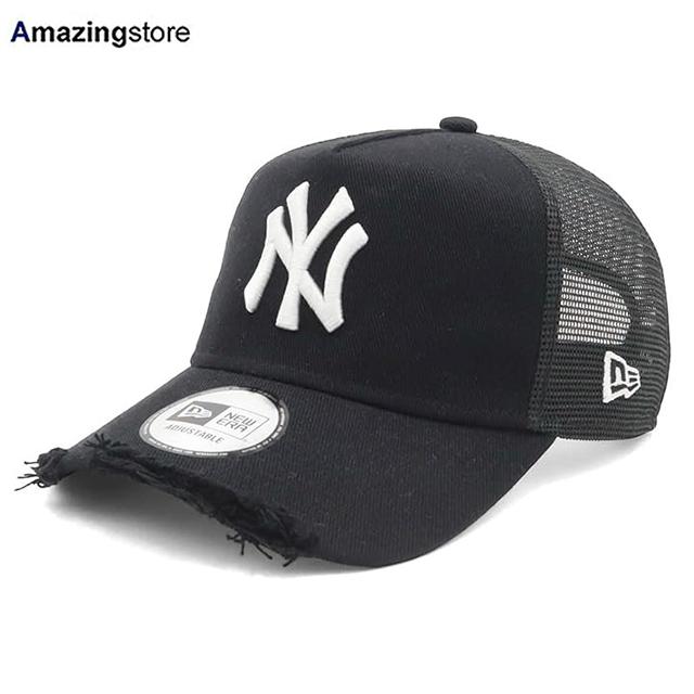 FCRB NEWERA 9FORTY A-FRAME MESH CAP 最安-- 9FORTY ニューエラ キャップ ニューヨーク ヤンキース DAMAGED TWILL A