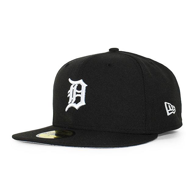 ニューエラ キャップ 59FIFTY デトロイト タイガース MLB TEAM BASIC FITTED CAP BLACK WHITE NEW ERA DETROIT TIGERS｜amazingstore｜02