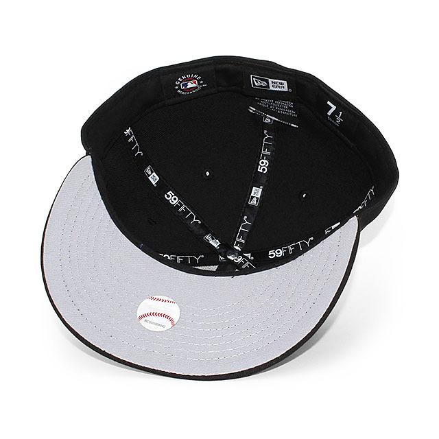 ニューエラ キャップ 59FIFTY デトロイト タイガース MLB TEAM BASIC FITTED CAP BLACK WHITE NEW ERA DETROIT TIGERS｜amazingstore｜04