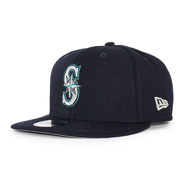 シアトル・マリナーズ　9FIFTY　ウール製スナップバック　2トーン ニューエラ NEW ERA シアトル・マリナーズ キャップ 9FORTY 2