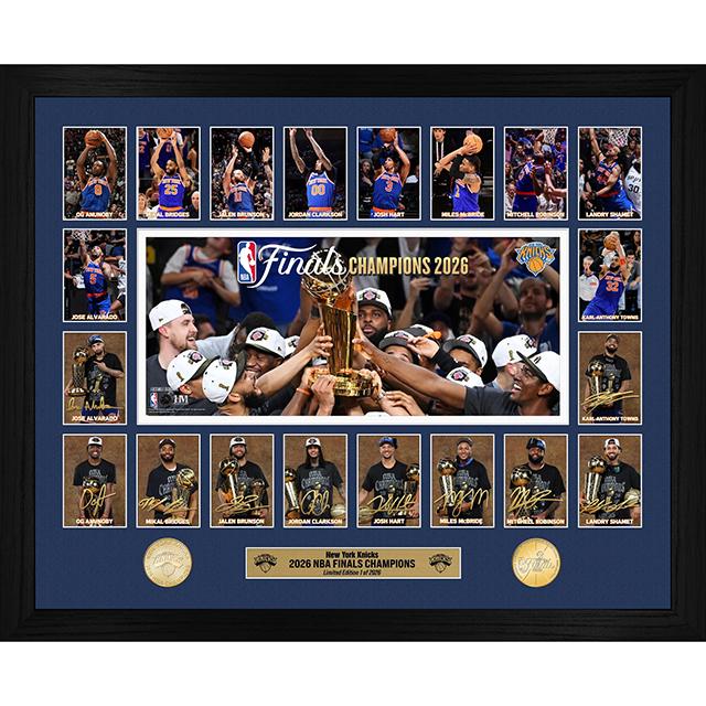 53年振りNBAファイナル優勝 ニューヨーク ニックス 海外取寄 額入りコラージュフレーム 2026 NBA CHAMPIONS MEMORABLE MOMENTS BRONZE COIN Amazingstore - 通販 - Yahoo ショッピング