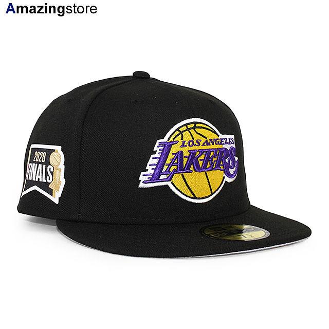 ニューエラ キャップ 59FIFTY ロサンゼルス レイカーズ 2020 NBA FINALS SIDE PATCH FITTED CAP BLACK NEW ERA LOS ANGELES LAKERS