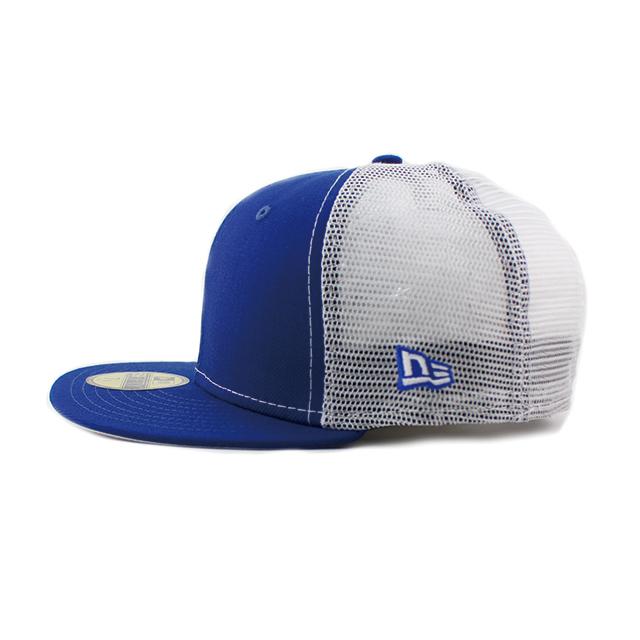 ニューエラ メッシュキャップ 59FIFTY BLANK MESH-BACK FITTED CAP ROYAL BLUE-WHITE NEW ERA ベーシック｜amazingstore｜03