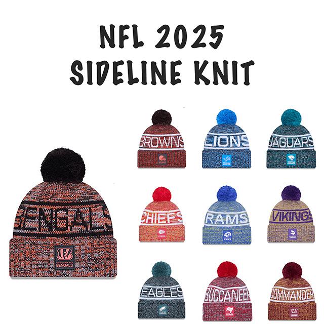 NEW ERA（ニューエラ） ニット ビーニー 2025 NFL SIDELINE KNIT