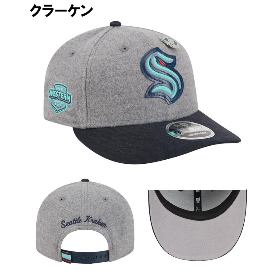 New Era 9FIFTY キャップ 60cm グレー/ターコイズ 9FIFTY 海外取寄 ニューエラ キャップ LP NHL WOOL PINS LOW PROFILE