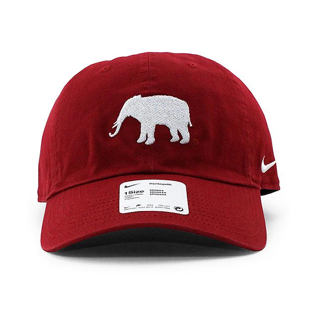 ナイキ キャップ アラバマ クリムゾンタイド NCAA HERITAGE 86 LOGO STRAPBACK CAP H86 CRIMSON NIKE ALABAMA CRIMSON TIDE｜amazingstore｜02