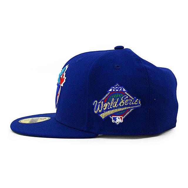 ニューエラ キャップ 59FIFTY トロント ブルージェイズ MLB 1993 WORLD SERIES GAME FITTED CAP ROYAL BLUE NEW ERA TORONTO BLUE JAYS｜amazingstore｜05