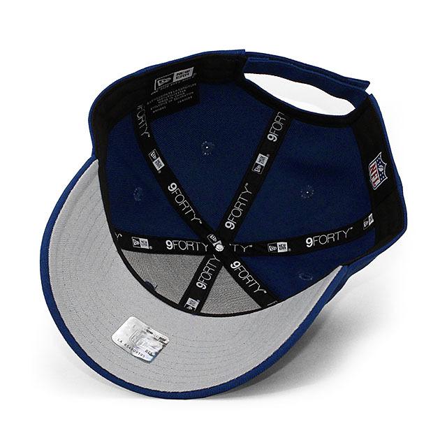 ニューエラ キャップ 9FORTY インディアナポリス コルツ NFL THE LEAGUE ADJUSTABLE CAP BLUE NEW ERA INDIANAPOLIS COLTS a60102018｜amazingstore｜04