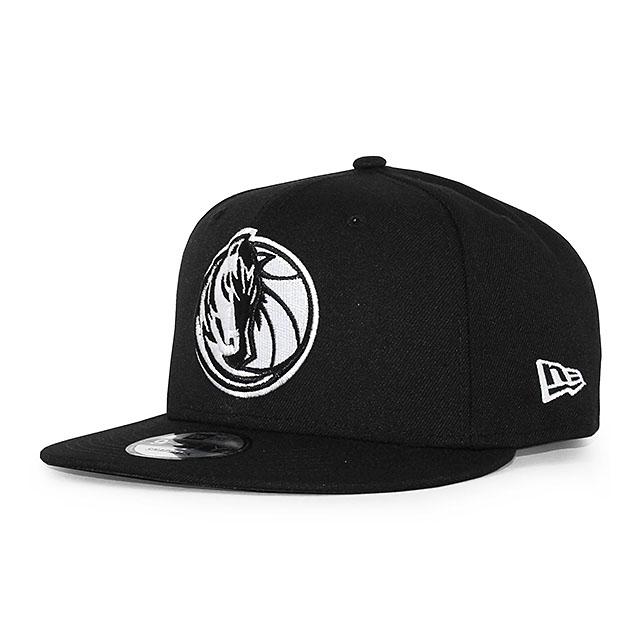 ニューエラ キャップ 9FIFTY ダラス マーベリックス NBA TEAM BASIC SNAPBACK CAP BLACK WHITE NEW ERA DALLAS MAVERICKS｜amazingstore｜02